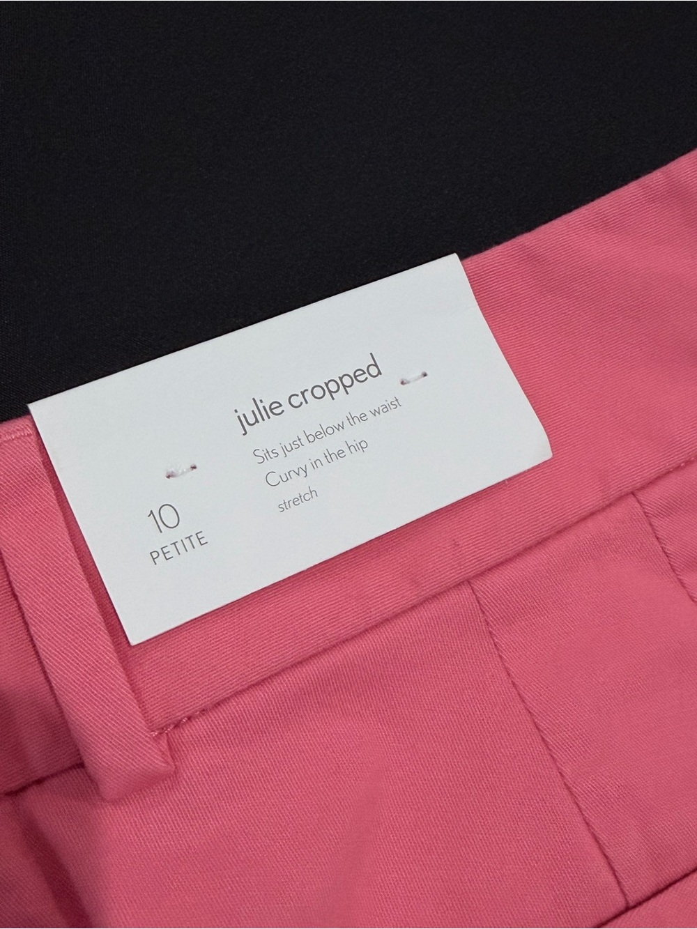 LOFT Julie Cropped Capris in Pink